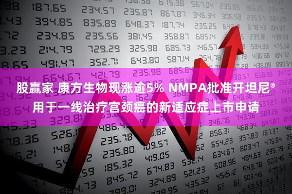 股赢家 康方生物现涨逾5% NMPA批准开坦尼®用于一线治疗宫颈癌的新适应症上市申请