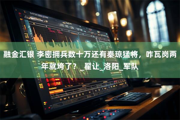 融金汇银 李密拥兵数十万还有秦琼猛将，咋瓦岗两年就垮了？_翟让_洛阳_军队