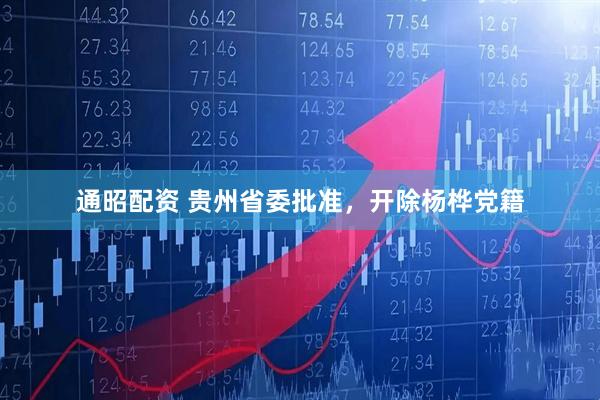 通昭配资 贵州省委批准，开除杨桦党籍