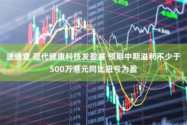 速速查 现代健康科技发盈喜 预期中期溢利不少于500万港元同比扭亏为盈